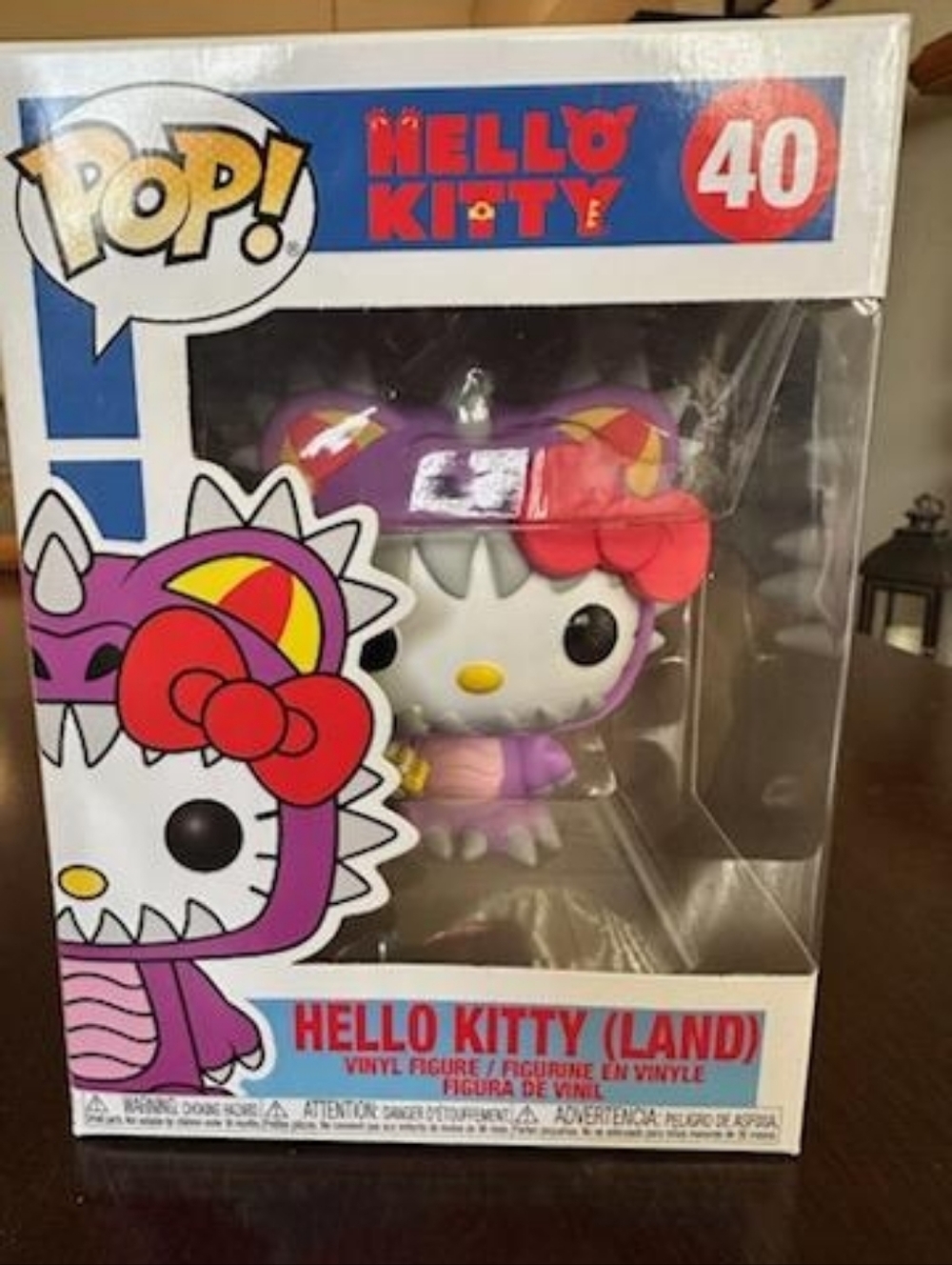 Funko Pop! Hello Kitty (Land) #40 Vinyl Figure - Purple & Pink